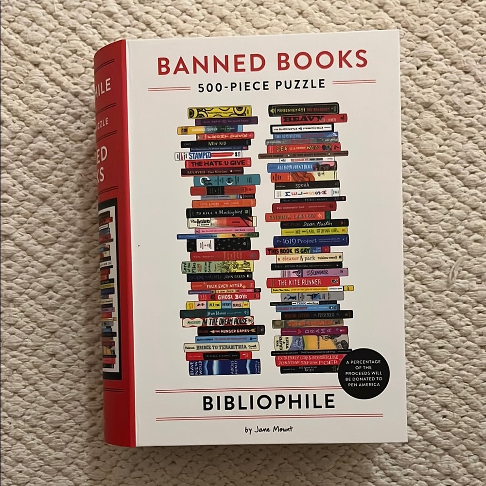 Banned books jigsaw puzzle